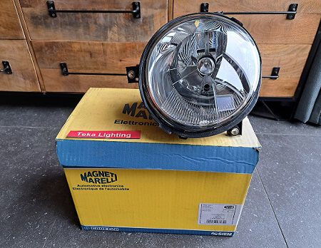 VW Lupo / Lupo 3L (6X1,6E1) / Koplamp / Scheinwerfer / Headlight / Phare / Magneti Marelli LPD772 712403501129 / Links