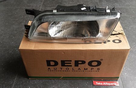 Nissan Almera N15 / Koplamp / Scheinwerfer / Headlight / Phare / Depo 215-1168L / Links